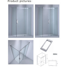 8mm / 10mm Cabine de douche en rectangle d&#39;épaisseur en verre / porte en verre simple (Kw04)